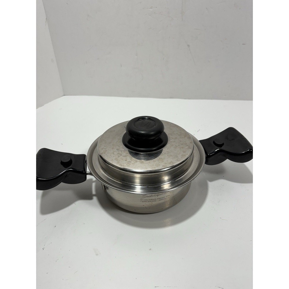 Saladmaster Xp7 316 1 Quart Saucepan w/ Lid and Handles 0.9qt Surgical Stainless